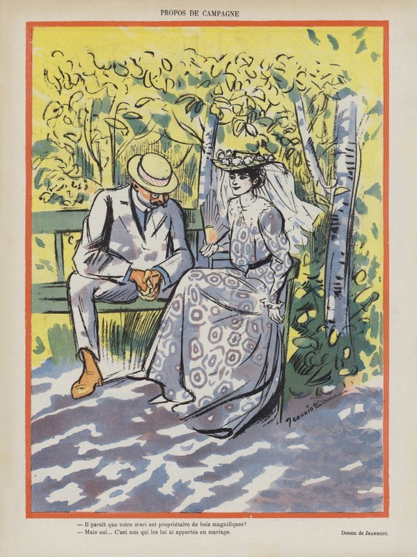 Kuvitus Le Rirelle tekijältä Pierre Georges Jeanniot
