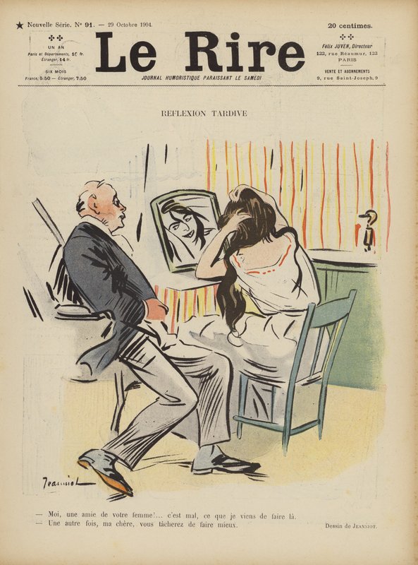 Kuvitus Le Rirelle tekijältä Pierre Georges Jeanniot