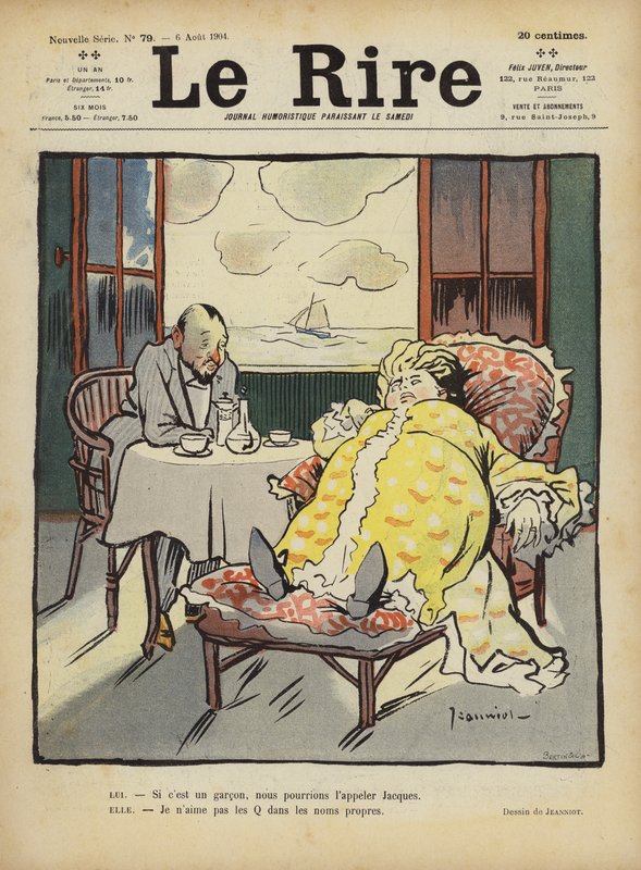 Kuvitus Le Rirelle tekijältä Pierre Georges Jeanniot