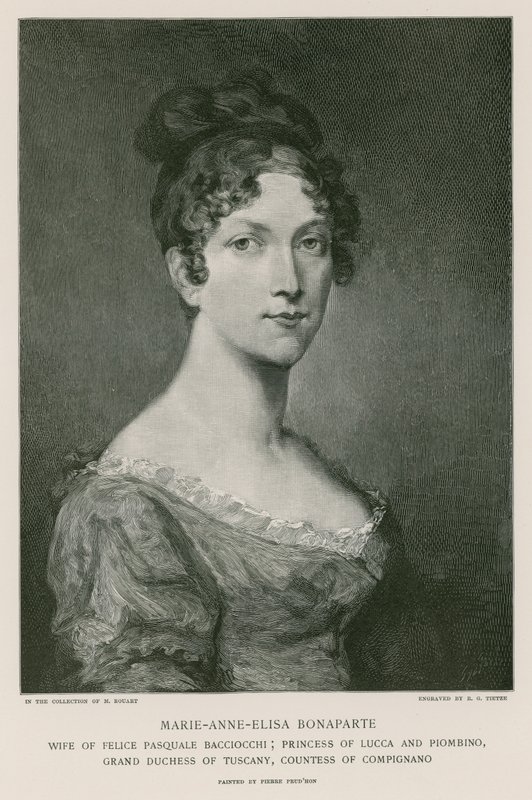 Elisa Bonaparte tekijältä Pierre Paul Prudhon