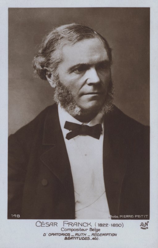 Cesar Franck, belgialainen säveltäjä ja pianisti (m/w kuva) tekijältä Pierre Petit