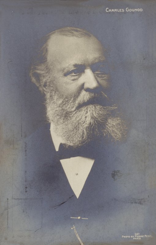 Charles Gounod, ranskalainen säveltäjä (1818 -1893) tekijältä Pierre Petit