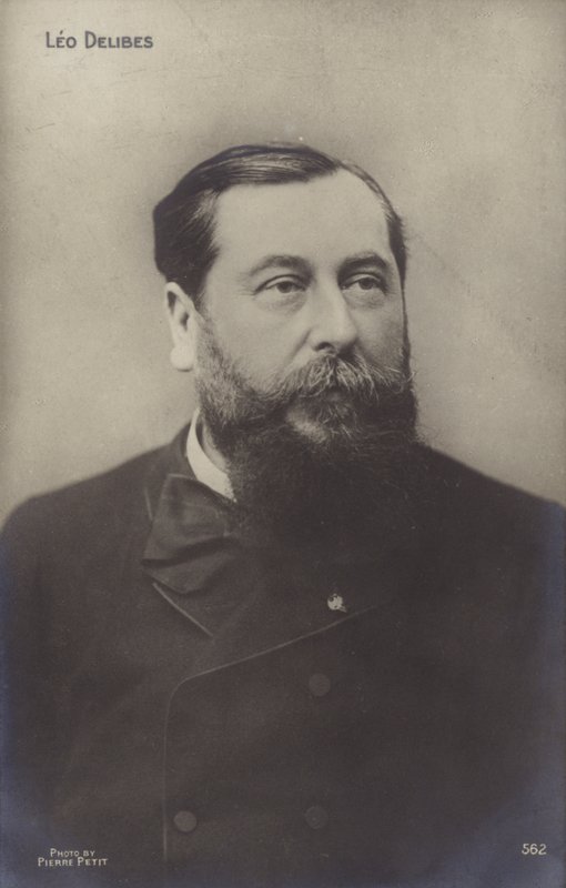 Leo Delibes, ranskalainen säveltäjä (1836-1891) tekijältä Pierre Petit