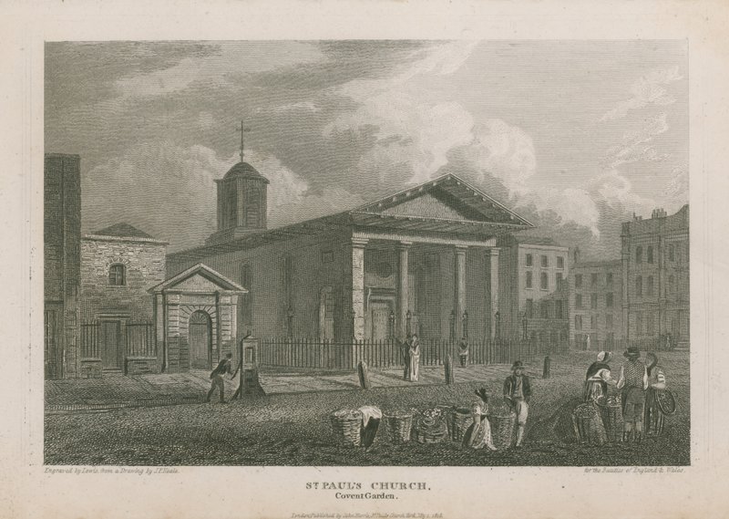 Pyhän Paavalin kirkko, Covent Garden tekijältä Pieter Jansz. Quast