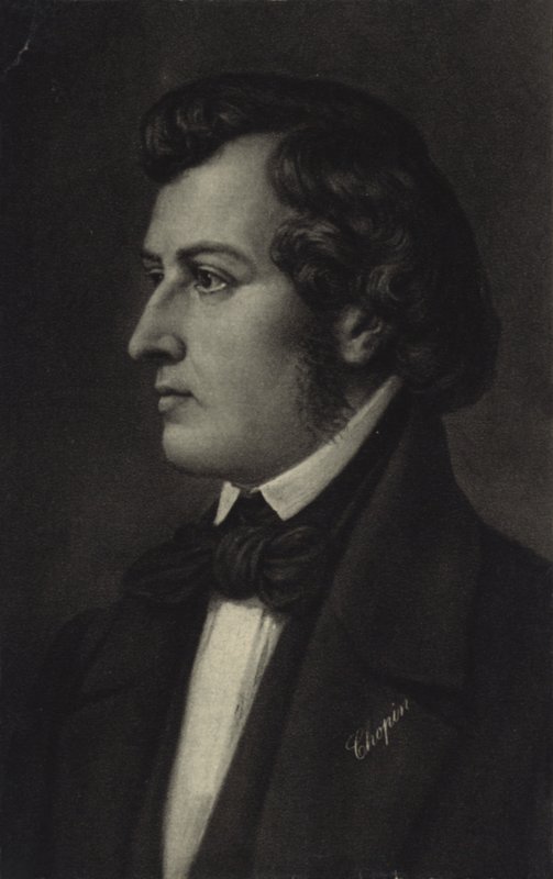 Frederic Chopin, puolalainen säveltäjä ja pianisti (1810-1849) tekijältä Polish School