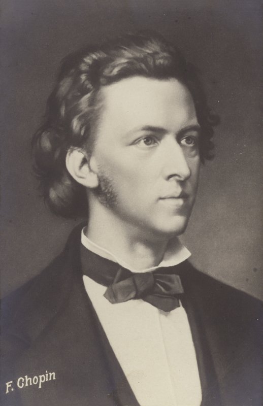 Frederic Chopin, puolalainen säveltäjä ja pianisti (1810-1849) tekijältä Polish School