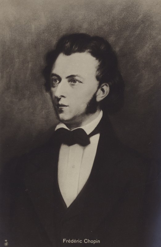 Frederic Chopin, puolalainen säveltäjä ja pianisti (1810-1849) tekijältä Polish School