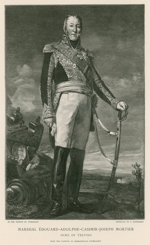 Marsalkka Edouard-Adolphe-Casimir-Joseph Mortier tekijältä Ponce Camus. Marie Nicholas