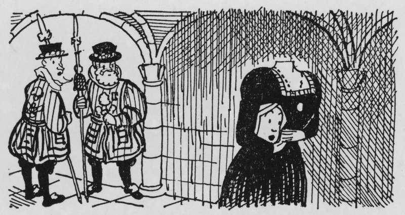Ghost in the Tower of London (litho) tekijältä Pont