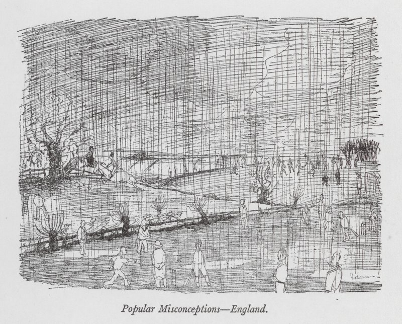 Popular Misconceptions, Englanti (litografia) tekijältä Pont (1908 40)