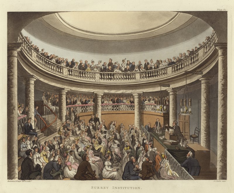 Surreyn instituutti tekijältä Pugin and Rowlandson