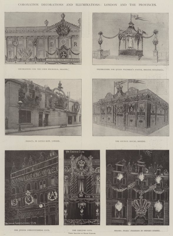 Coronation Decorations and Illuminations, Lontoo ja maakunnat tekijältä Ralph Cleaver