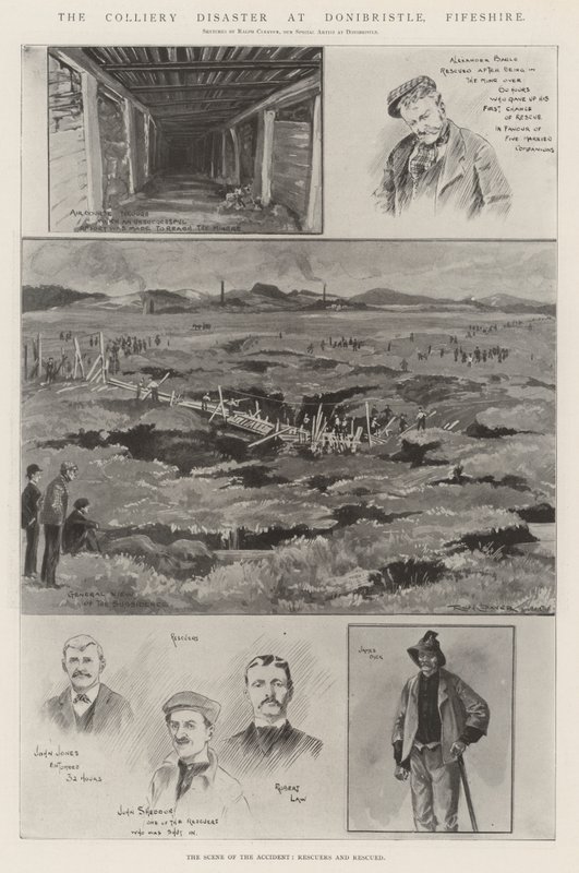 Donibristlen kaivosonnettomuus, Fifeshire (Fifeshire). tekijältä Ralph Cleaver