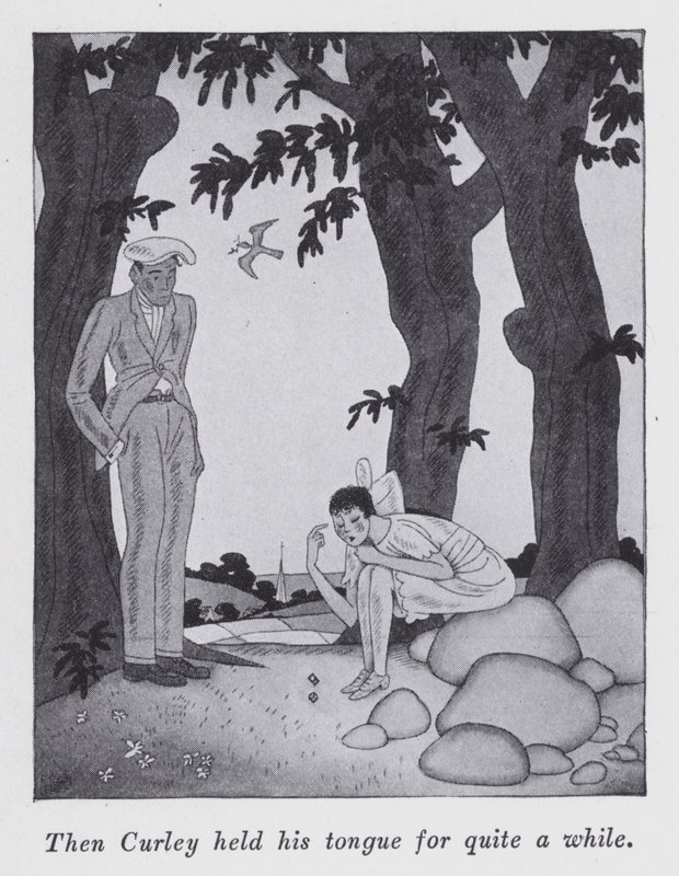 Kuvitus Anita Loosin (litho) "But Gentlemen Marry Brunettes" -kappaleeseen tekijältä Ralph Barton