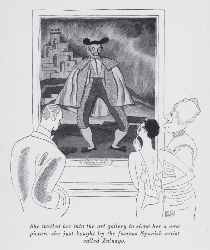 Kuvitus Anita Loosin (litho) "But Gentlemen Marry Brunettes" -kappaleeseen tekijältä Ralph Barton