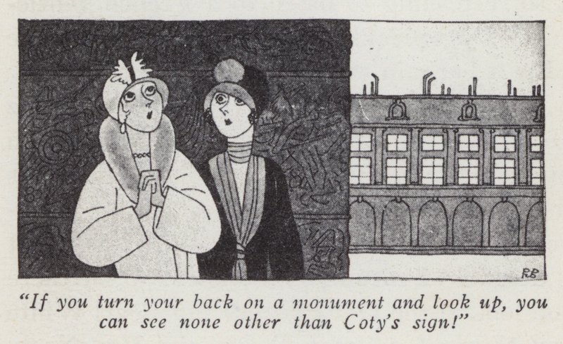 Kuvitus herrat mieluummin blondeista, Anita Loos (litho) tekijältä Ralph Barton