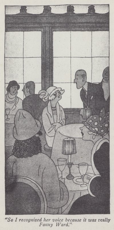 Kuvitus herrat mieluummin blondeista, Anita Loos (litho) tekijältä Ralph Barton