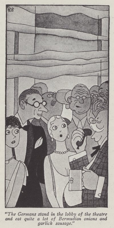 Kuvitus herrat mieluummin blondeista, Anita Loos (litho) tekijältä Ralph Barton