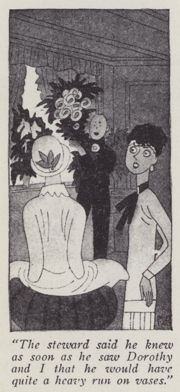 Kuvitus Gentlemen Prefer Blondes, Anita Loos (litho) tekijältä Ralph Barton
