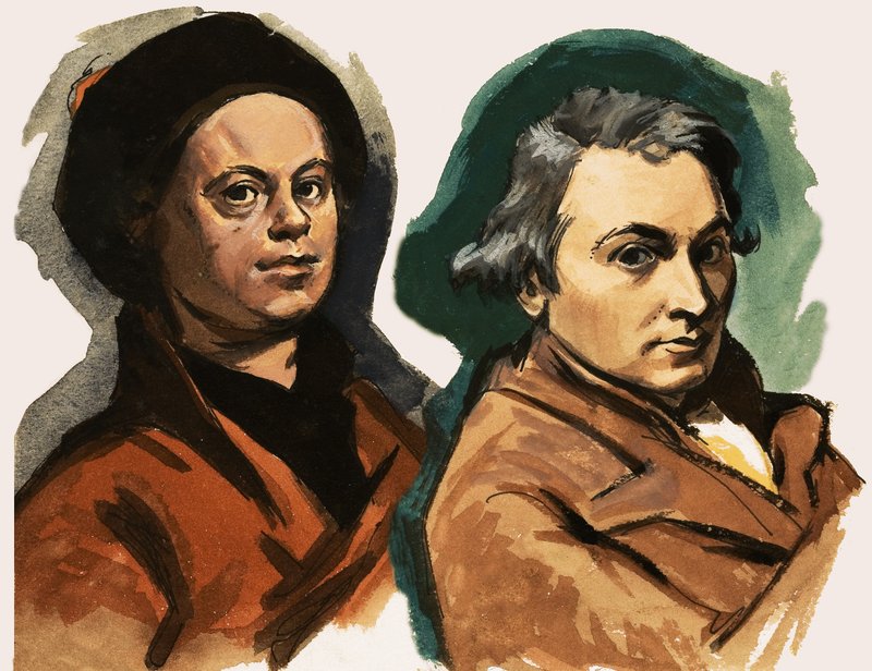 William Hogarth ja George Romney tekijältä Ralph Bruce