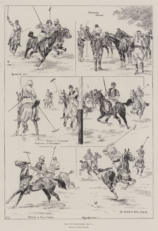 Polo Hurlinghamissa 11. toukokuuta tekijältä Ralph Cleaver