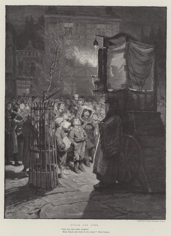 Punch ja Judy tekijältä Ralph Hedley