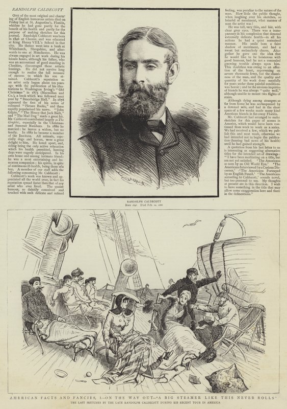 Amerikkalaisia faktoja ja kuvitelmia, I tekijältä Randolph Caldecott