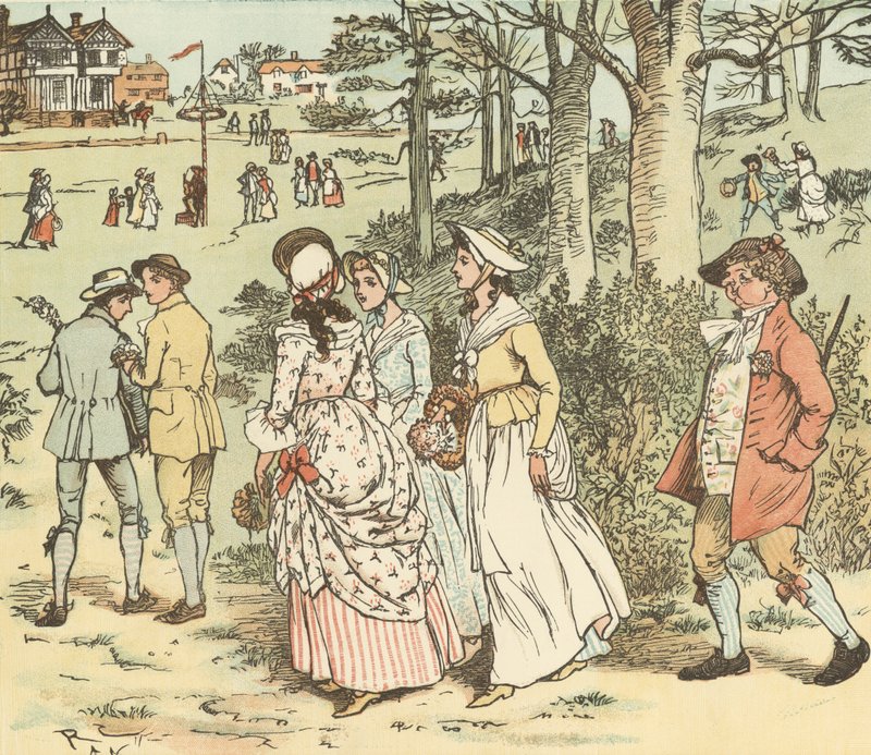 Tulkaa Lassit ja pojat tekijältä Randolph Caldecott
