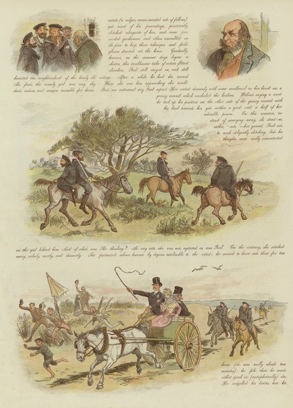 Paul ja Virginia, tai viimeinen salakuljettajista (chromolitho) tekijältä Randolph Caldecott