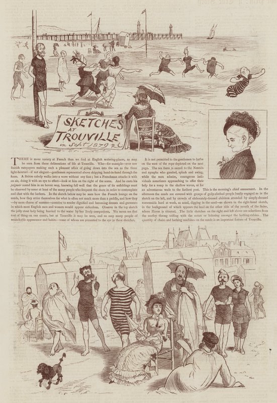 Luonnoksia Trouvillessa tekijältä Randolph Caldecott