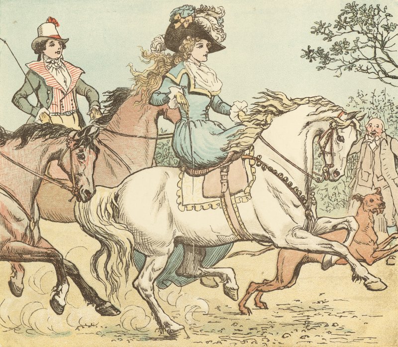 Ratsasta kukkohevosella Banbury Crossiin tekijältä Randolph Caldecott