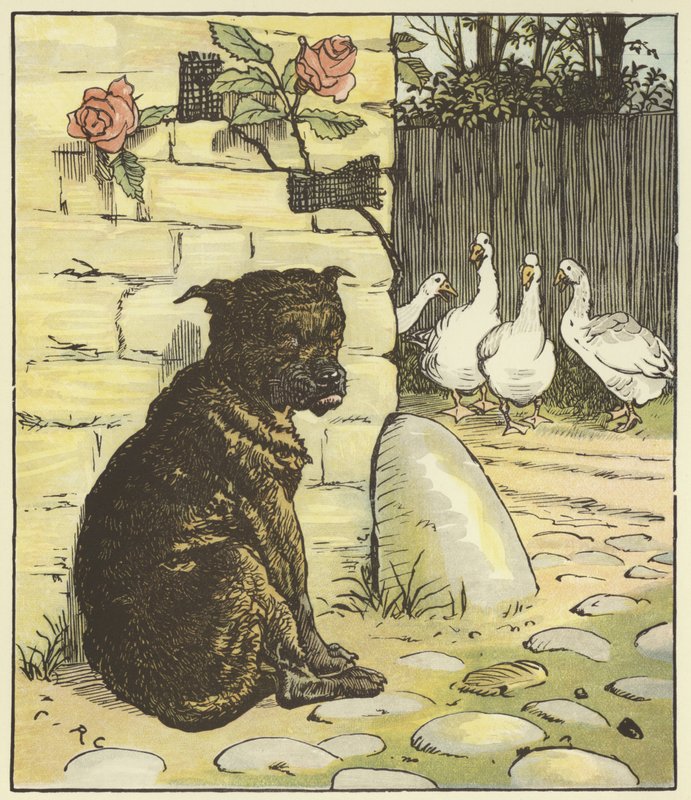 Talo, jonka Jack rakensi (väri litho) tekijältä Randolph Caldecott