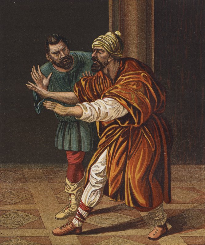 Elymas sokeutui tekijältä after Raphael
