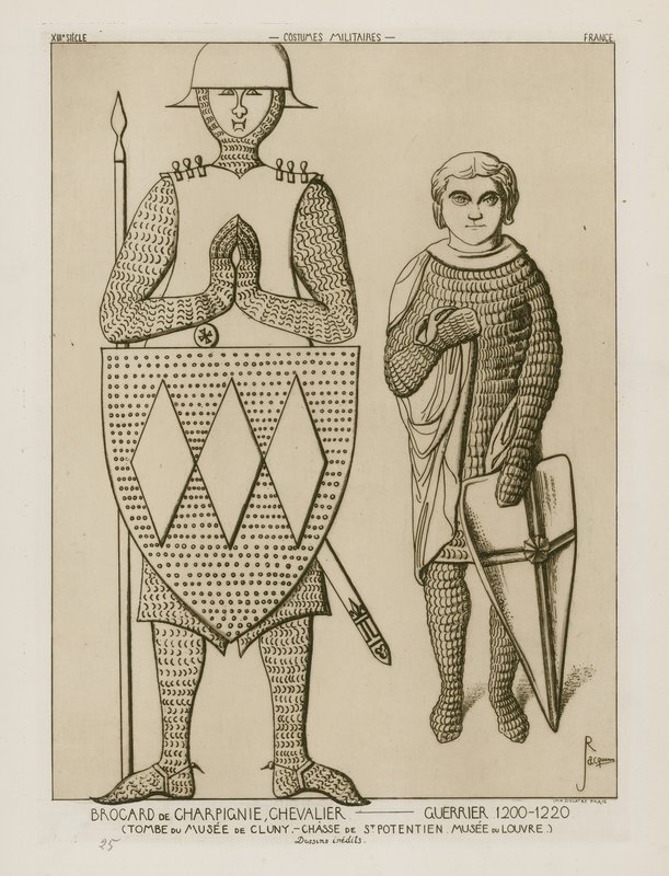 Brocard of Charpignie, ritari - sotilas, 1200-1220 tekijältä Raphael Jacquemin