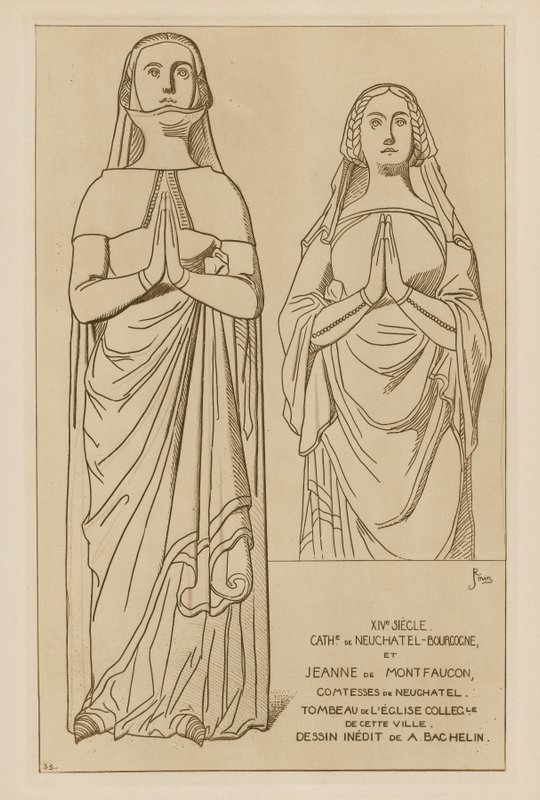 Neuchatelin kreivitär, 1400-luku tekijältä Raphael Jacquemin