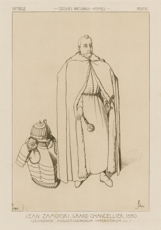 Jan Zamoyski, suurkansleri, 1590 tekijältä Raphael Jacquemin
