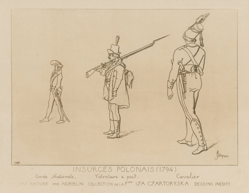 Puolan kapinalliset, 1794 tekijältä Raphael Jacquemin