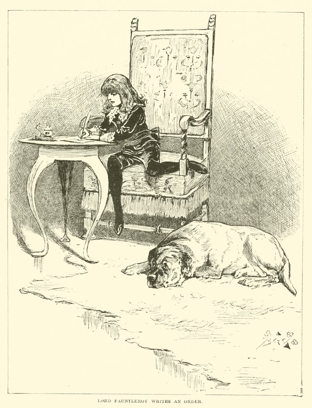 Kuvitus Little Lord Fauntleroylle tekijältä Reginald Bathurst Birch