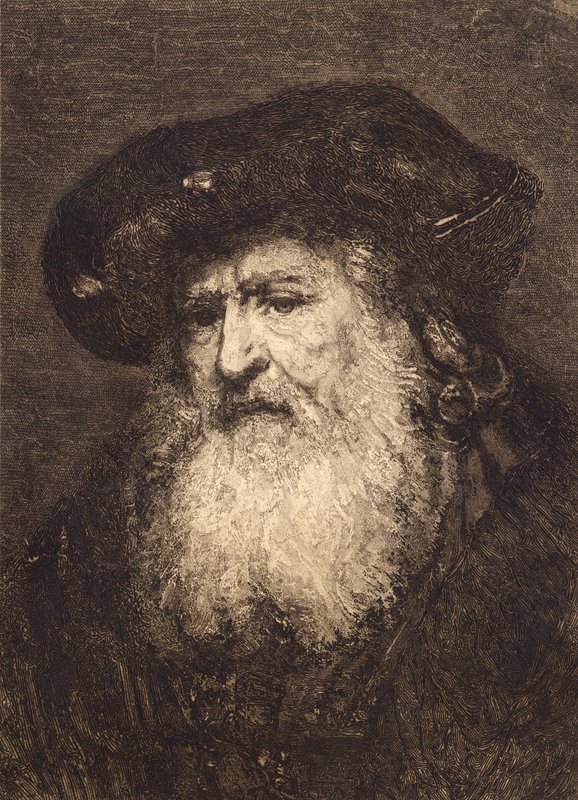 Vanhan miehen muotokuva Dresdenin galleriassa tekijältä Rembrandt van Rijn