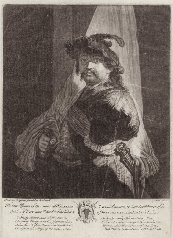 William Tellin muotokuva tekijältä Rembrandt van Rijn