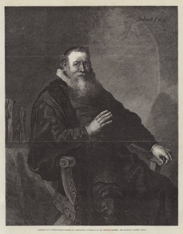 Burgomasterin muotokuva tekijältä Rembrandt van Rijn