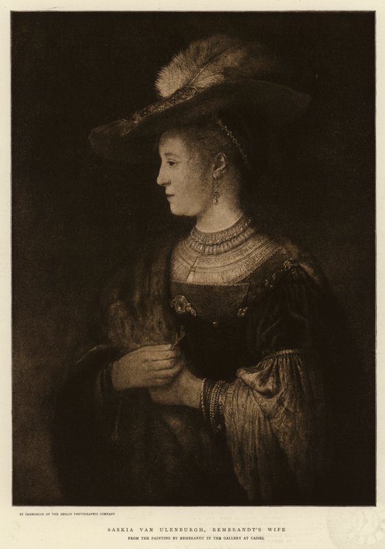 Saskia van Ulenburgh, Rembrandtin vaimo tekijältä Rembrandt van Rijn