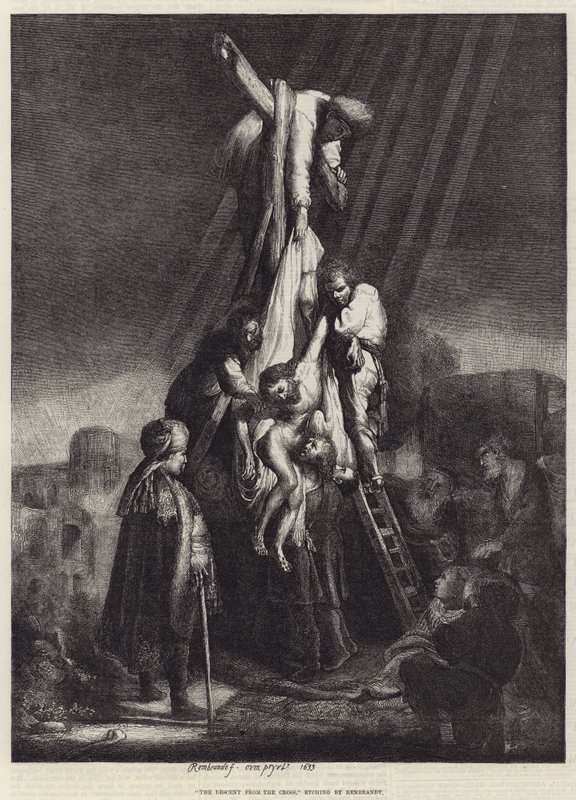 Laskeutuminen ristiltä tekijältä Rembrandt van Rijn