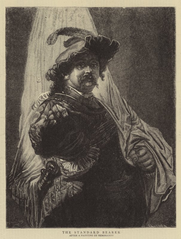 Standardin kantaja tekijältä Rembrandt van Rijn
