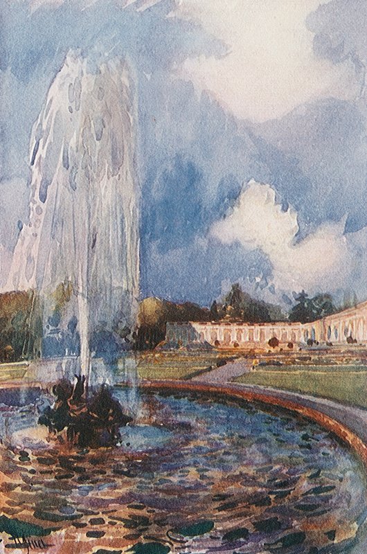 Suihkulähde Grand Trianonissa, Versailles tekijältä Rene Binet