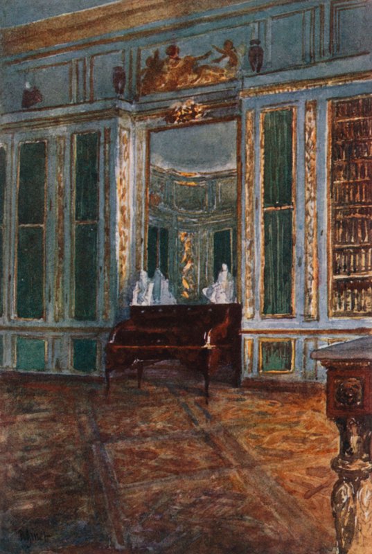 Ludvig XV:n kirjasto, Versailles tekijältä Rene Binet