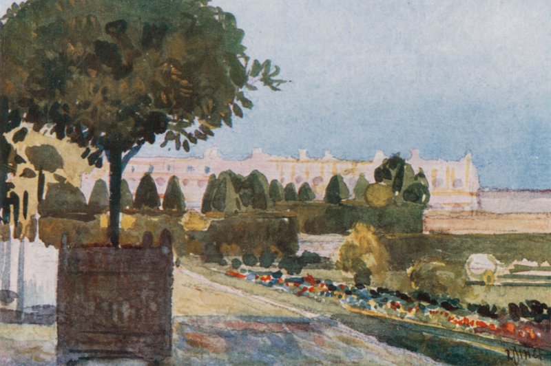 Latonan parterre, Versaillesissa tekijältä Rene Binet