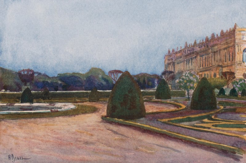 Etelä-Parterre, Versailles tekijältä Rene Binet