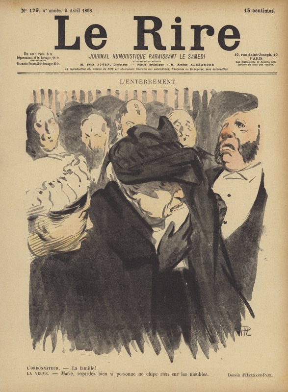 Kuvitus Le Rirelle tekijältä Rene George Hermann Paul