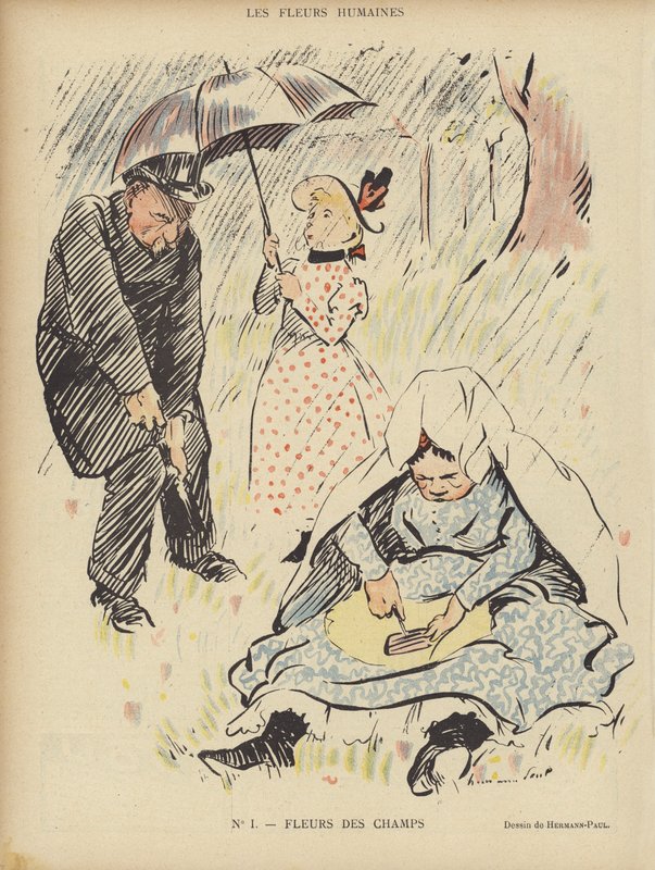 Kuvitus Le Rirelle tekijältä Rene George Hermann Paul